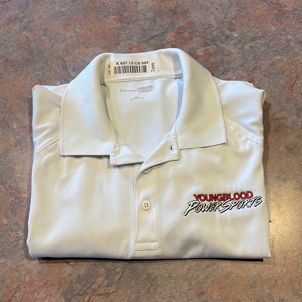 Men's XL White Polo